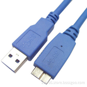 USB 3.0 AM to Micro USB Cable, Supports 5Gbps Data Rate, Fully Shield to Reduce Interference